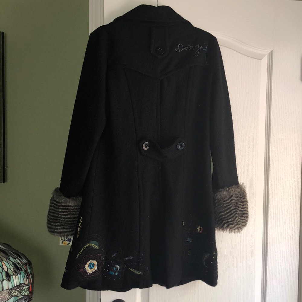 Desigual winter embroidered jacket - Picture 7 of 12